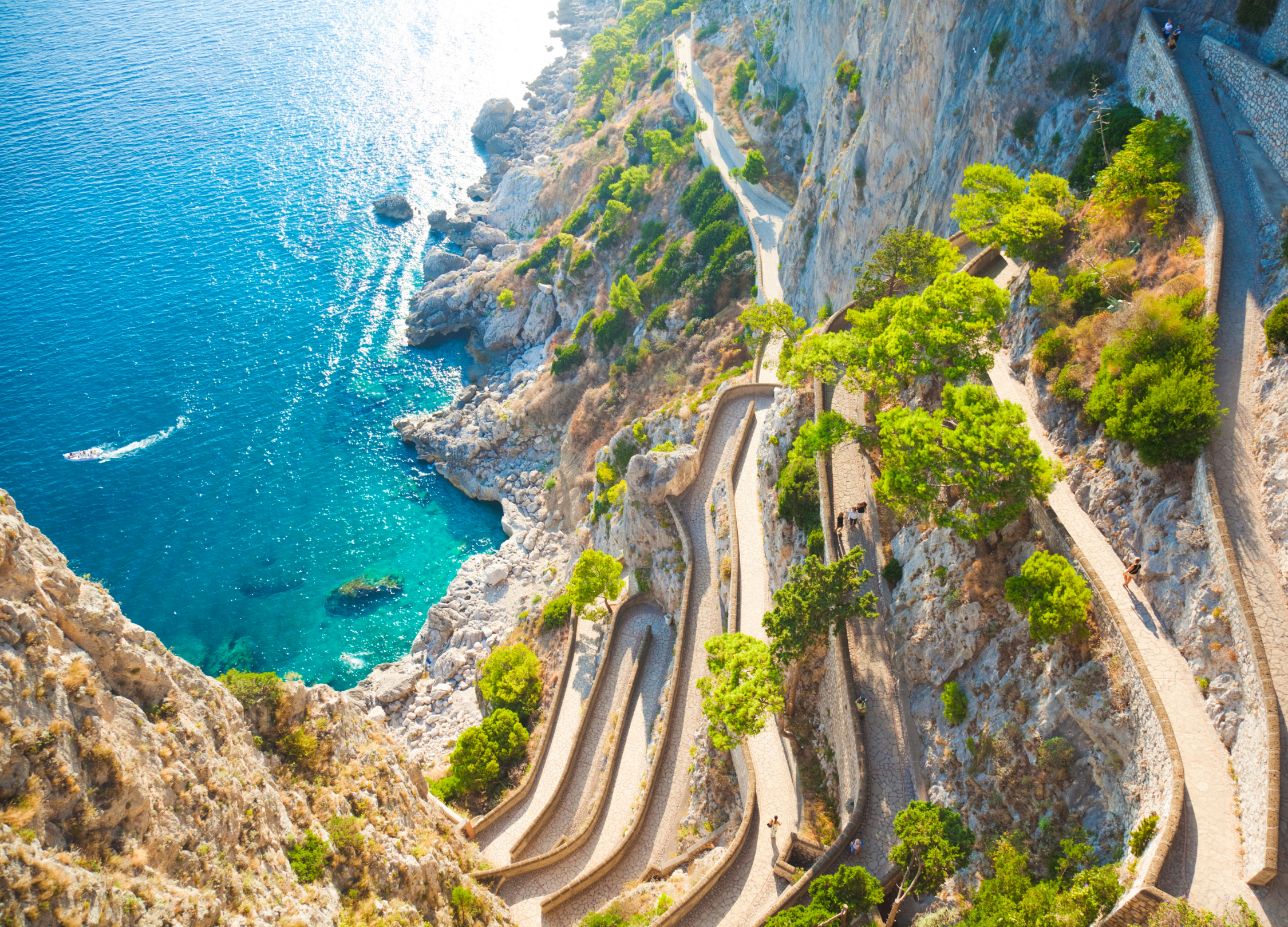 Cliffs of Capri Island